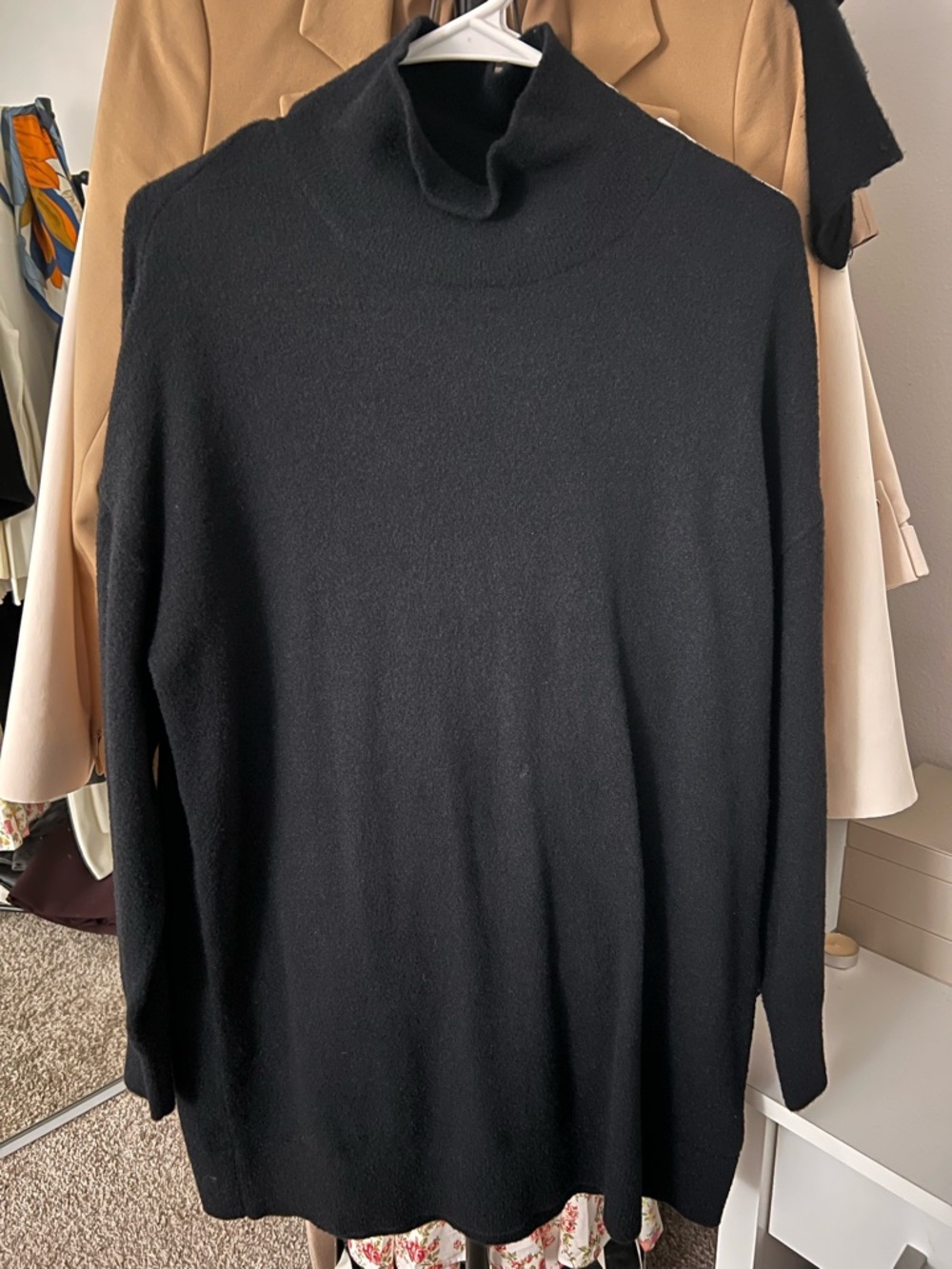 Express Black Turtleneck Sweater - Women's Cozy Knit